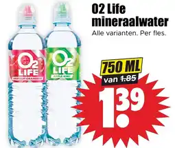 Dirk O2 Life mineraalwater aanbieding