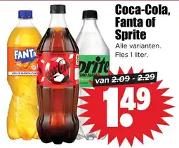 Dirk Coca-Cola, Fanta of Sprite aanbieding