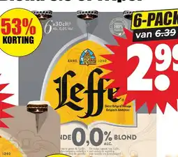 Dirk Leffe 0.0% blond aanbieding