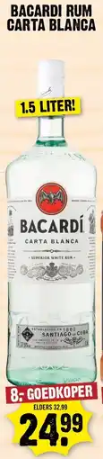 Dirk Bacardi rum carta blanca aanbieding