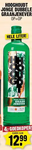 Dirk Hooghoudt jonge dubbele graanjenever aanbieding