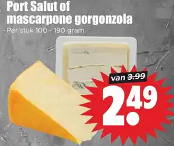 Dirk Port Salut of mascarpone gorgonzola aanbieding