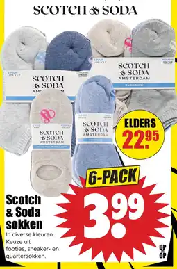 Dirk Scotch & Soda sokken aanbieding