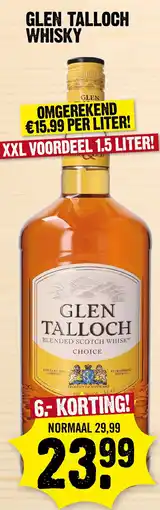 Super Dirck 3 Glen Talloch whisky aanbieding