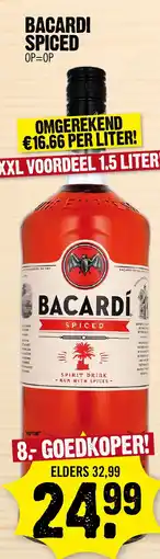 Super Dirck 3 Bacardi spiced aanbieding