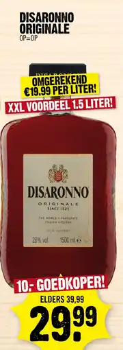 Super Dirck 3 Disaronno originale aanbieding