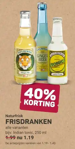 Ekoplaza Naturfrisk Frisdranken aanbieding
