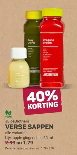Ekoplaza JumboBrothers verse sappen aanbieding