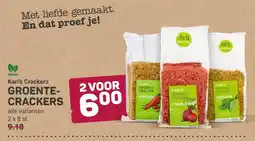 Ekoplaza Kani's Crackers Groente Crackers aanbieding