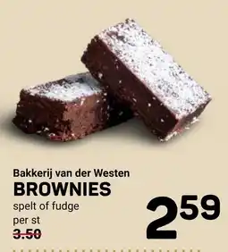 Ekoplaza Brownies spelt of fudge aanbieding