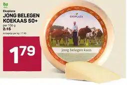 Ekoplaza Ekoplaza Jong Belegen Kaas 50+ aanbieding