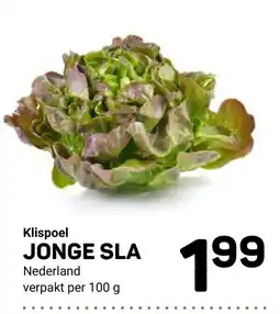 Ekoplaza Klispoel Jonge Sla aanbieding