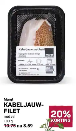 Ekoplaza Marqt Kabeljauwfilet aanbieding