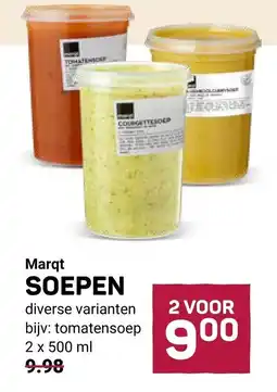 Ekoplaza Marqt Soepen aanbieding