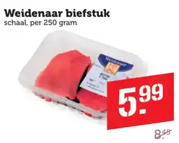 Coop Weidenaar biefstuk aanbieding