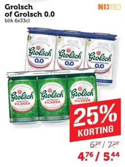 Coop Grolsch of Grolsch 0.0 aanbieding