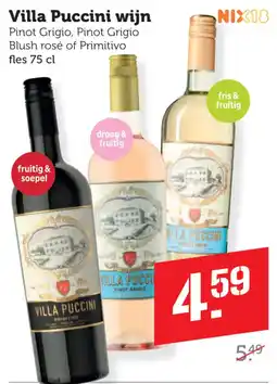 Coop Villa Puccini Wijn aanbieding