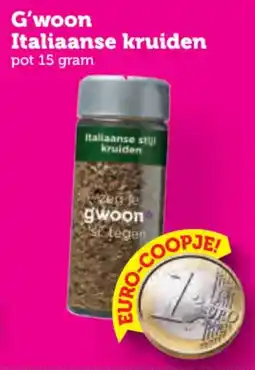 Coop G'woon Italiaanse kruiden aanbieding