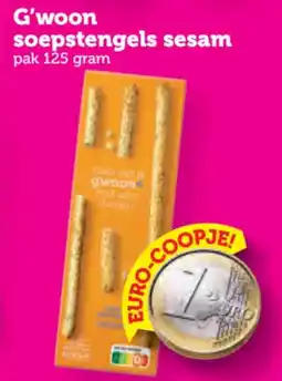 Coop G'woon soepstengels sesam aanbieding