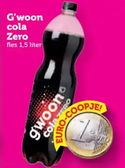 Coop G'woon cola Zero aanbieding