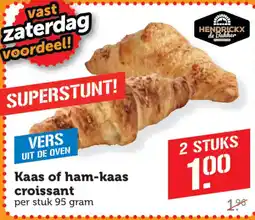 Coop Kaas of ham kaas croissant aanbieding