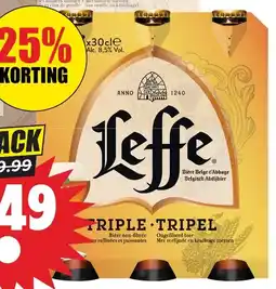 Dirk Leffe triple tripel aanbieding