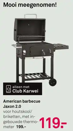 Karwei American barbecue jaxon 2.0 aanbieding