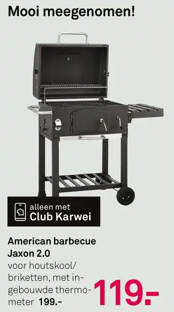 Karwei American barbecue jaxon 2.0 aanbieding