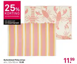 Karwei Buitenkleed Pinky stripe aanbieding