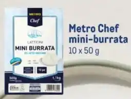 Makro Metro Chef mini-burrata aanbieding