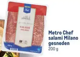 Makro Metro Chef salami Milano gesneden aanbieding