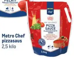 Makro Metro Chef pizzasaus aanbieding