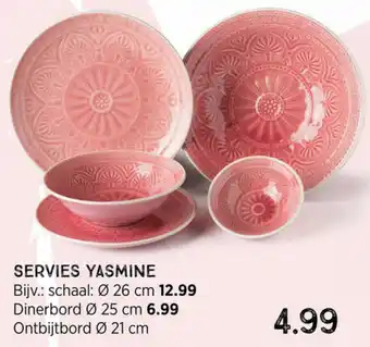 Xenos Servies Yasmine aanbieding