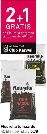 Karwei Fleurella tuinaarde aanbieding