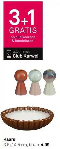 Karwei Kaars aanbieding