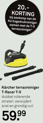 Karwei Kärcher terrasreiniger T-Racer T-5 aanbieding