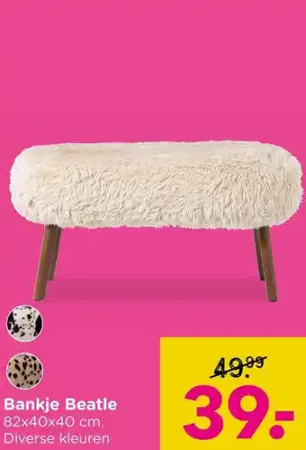 Xenos Bankje Beatle aanbieding