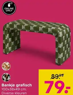 Xenos Bankje grafisch aanbieding