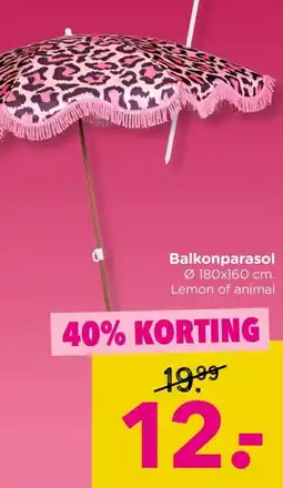 Xenos Balkonparasol aanbieding
