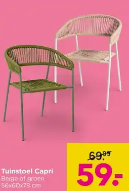Xenos Tuinstoel Capri aanbieding