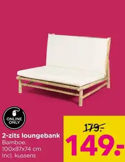 Xenos 2-zits loungebank aanbieding