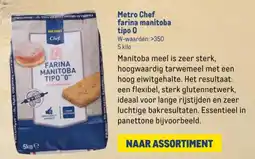 Makro Metro Chef farina manitoba tipo 0 aanbieding