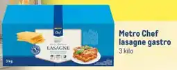 Makro Metro Chef Lasagne Gastro aanbieding