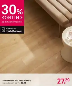 Karwei KARWEI click PVC vloer Primera aanbieding