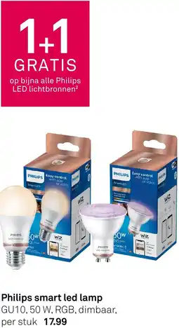 Karwei Philips smart led lamp aanbieding