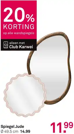 Karwei Spiegel Jude aanbieding