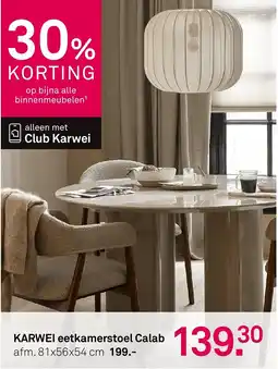 Karwei KARWEI eetkamerstoel Calab aanbieding