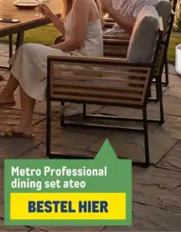 Makro Metro Professional dining set ateo aanbieding