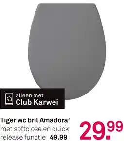 Karwei Tiger wc bril Amadora aanbieding
