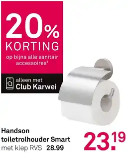 Karwei Handson toiletrolhouder Smart aanbieding